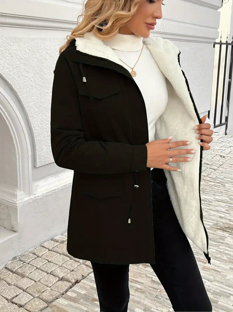 Parka invernale con pelo interno