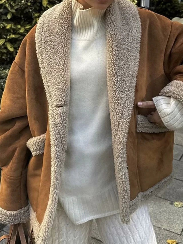 Cappotto stile montone