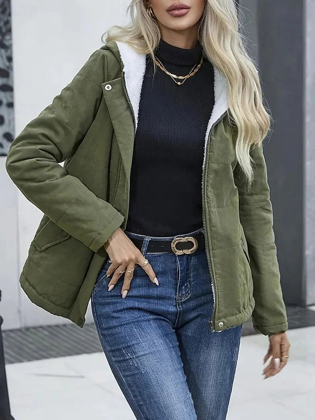 Giacca invernale con pelo interno