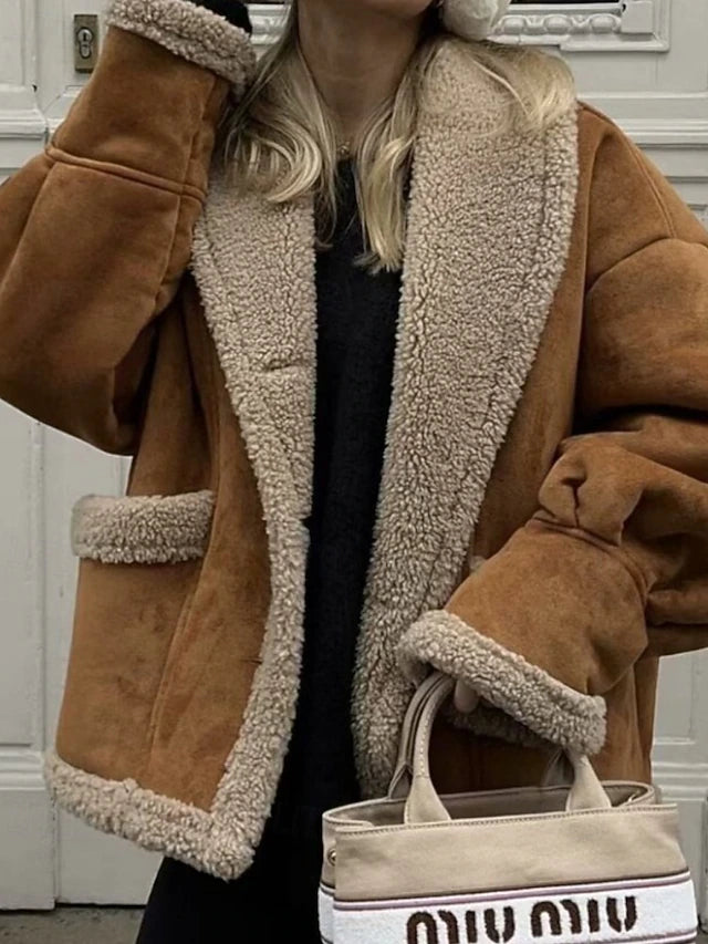 Cappotto stile montone